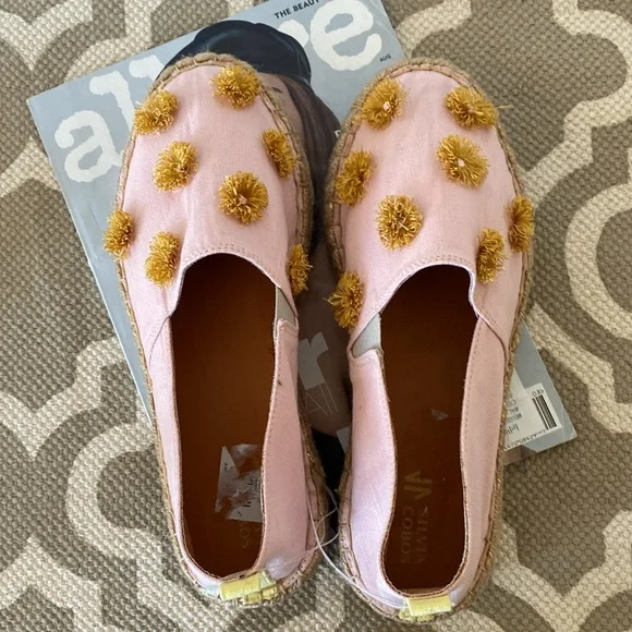 “Silvia Cobos” SC Soil Leather flat mocasines/espadrilles; size 8; NWOT/no box - Picture 2 of 6